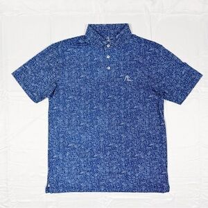 Rhoback Manhattan Cocktail NYC Print Polo - Slightly Worn